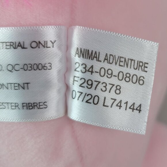 2/$15 Animal Adventure Cat Plush Pink 7.5" Fuzzy Tail Cutie Pie Squishy 2020 - Picture 10 of 11